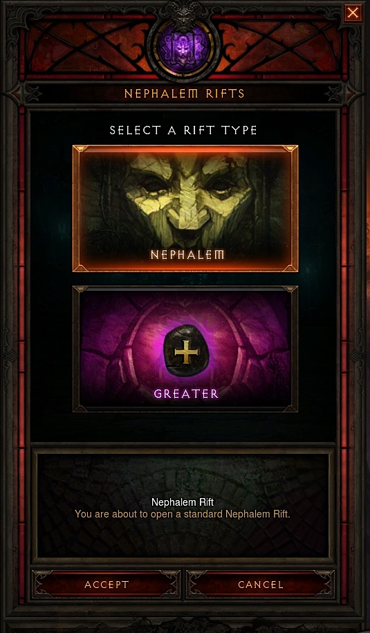 Nephalem Greater Rift