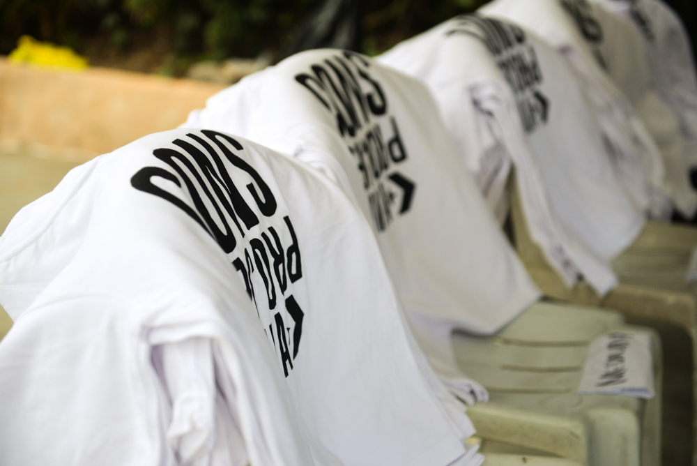Free shirts for the participants
