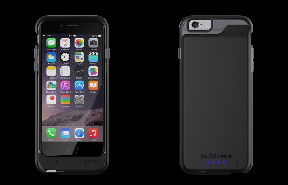 T21-5024 Tech21 Evo Endurance for iPhone 6 - Smokey-Black 1-horz