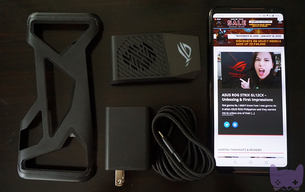 ROG Phone 2 Unboxing Box Inclusives