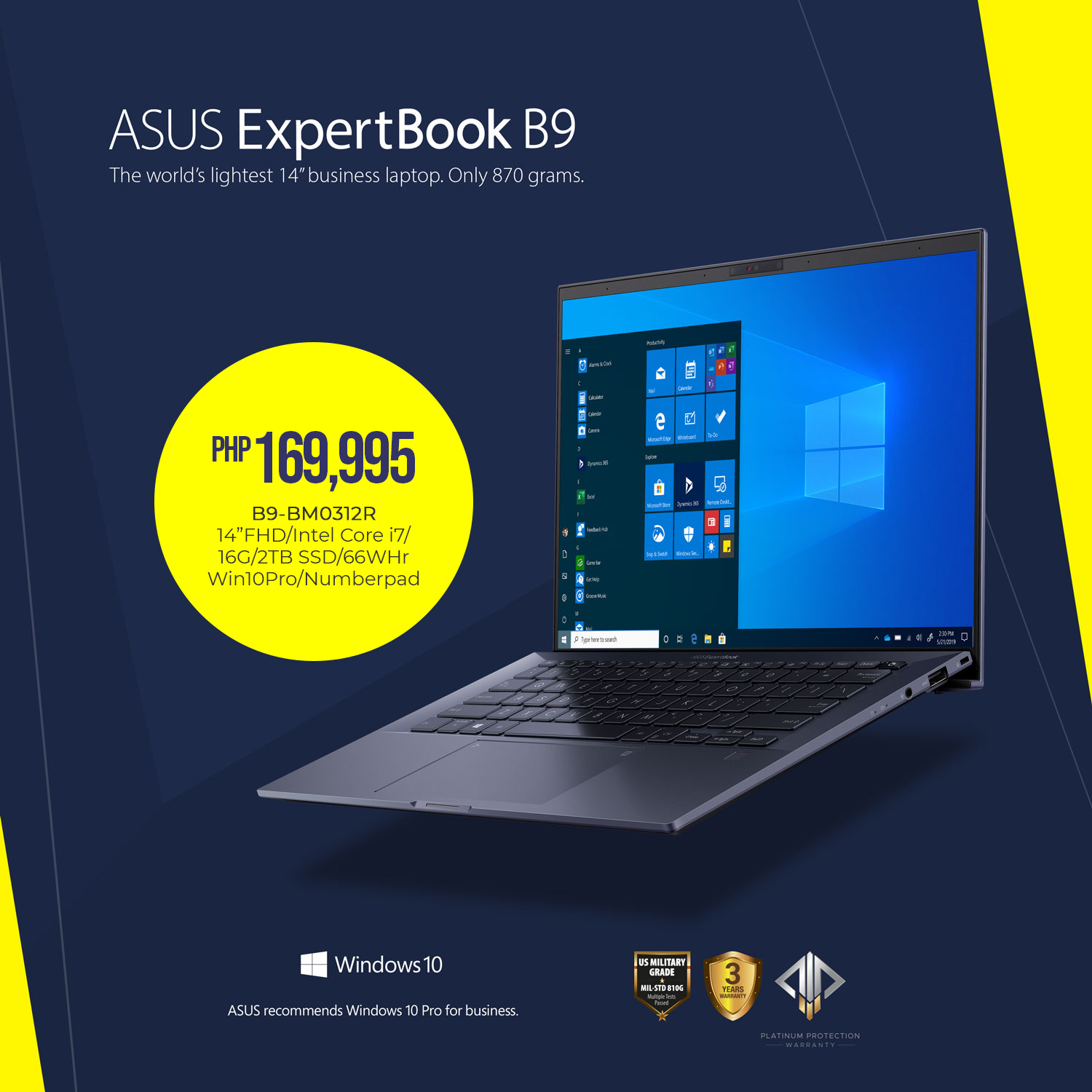 ASUS ExpertBook B9 (B9450) - Php 169,995
