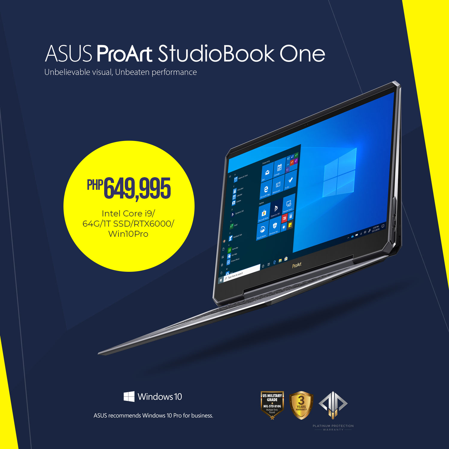 ASUS ProArt StudioBook One - Php 649,995