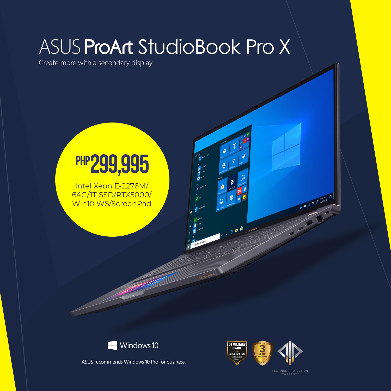 ASUS ProArt StudioBook Pro X - Php 299,995