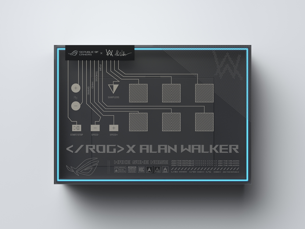 Zephyrus G14 Alan Walker Special Edition – ROG Remix sampler