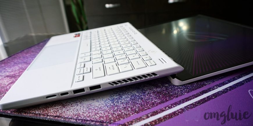 ROG Zephyrus G14 2022 180 ErgoLift Hinge design
