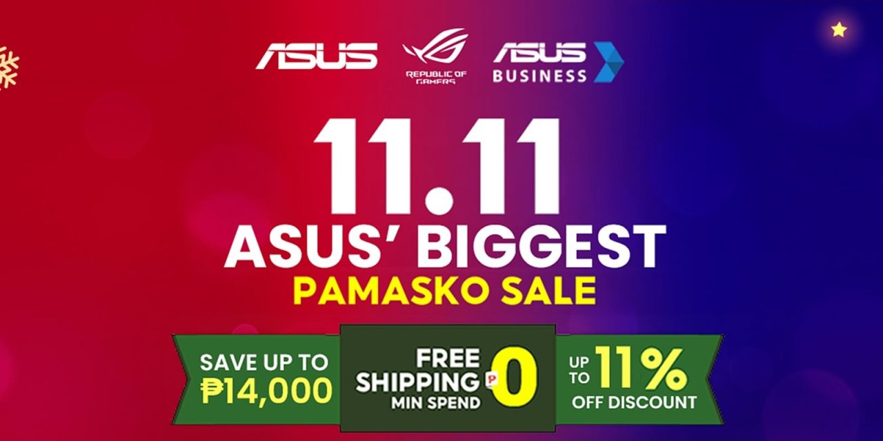 asus 11.11 pamasko sale 2022