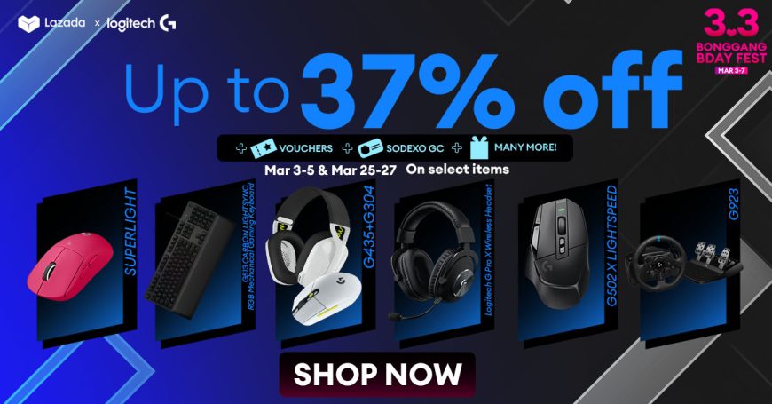 Logitech 3.3 Lazada Gadget Sale