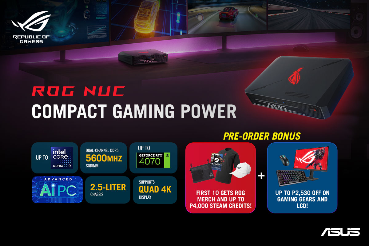 ROG NUC preorder promo