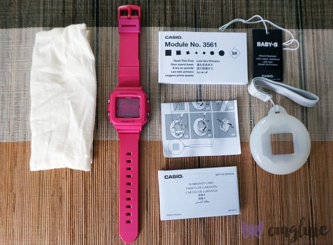 BABY-G+PLUS BGD-10K-4 inside the box inclusions