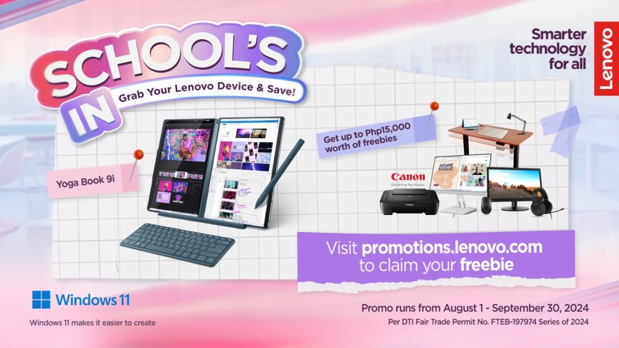 Lenovo Philippines Back To School Promo 2024