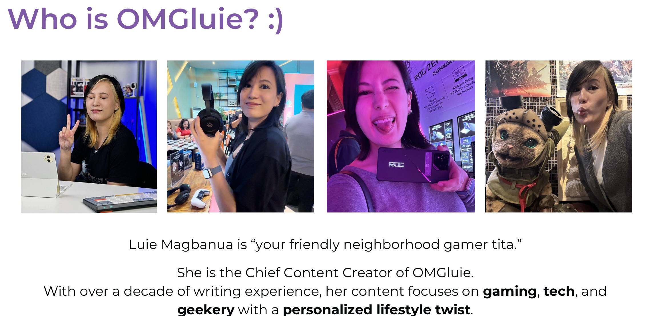 About OMGluie