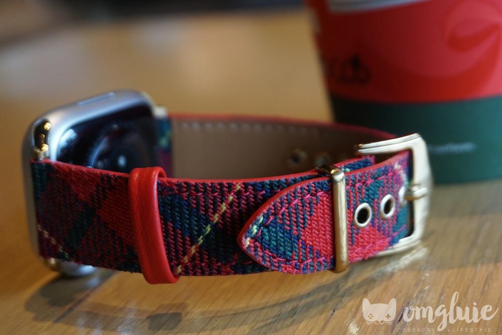 WHIMVOY Review Apple Watch Band Festive Tartan Band