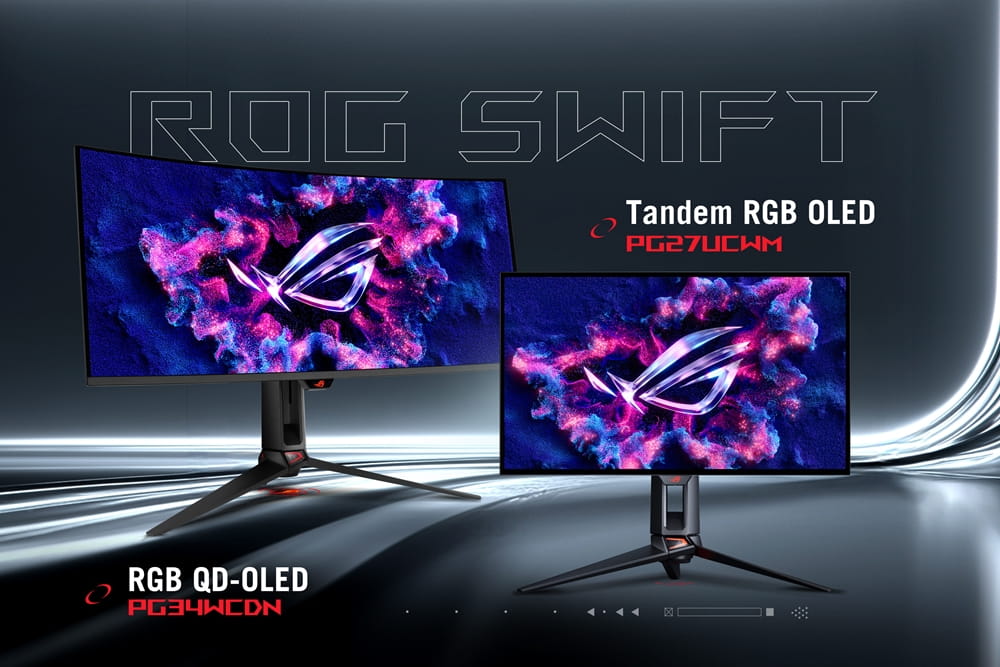 CES 2026 ASUS ROG RGB OLED Monitors