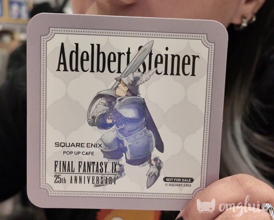 Final Fantasy 9 FFIX 25th Anniversary Cafe Japan Philippines Steiner Coaster