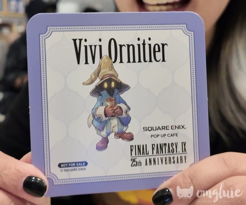 Final Fantasy 9 FFIX 25th Anniversary Cafe Japan Philippines Vivi Coaster