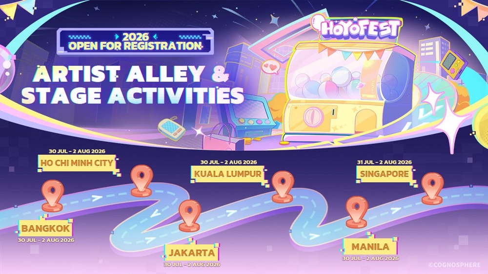 HoYo FEST 2026 Southeast Asia Venues Artist Alley