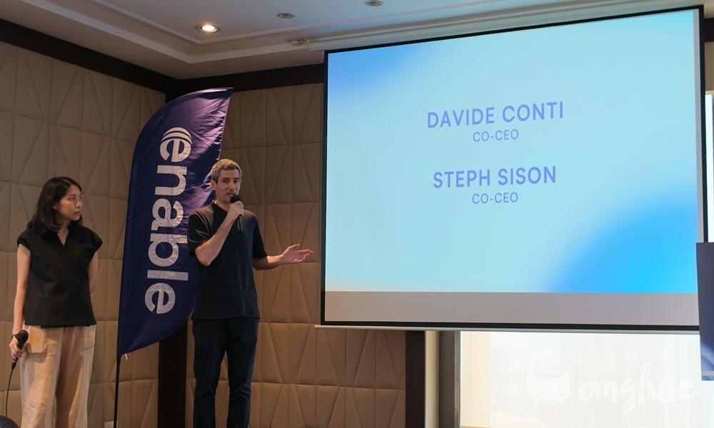 Enable Co CEO Davide Conti Steph Sison
