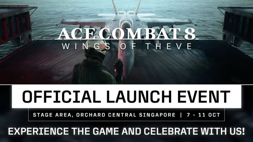 ace of combat 8 wings of theve event launch singapore