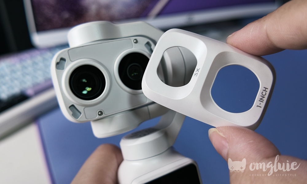 DJI Osmo Pocket 4P Pearl White Removable Filters