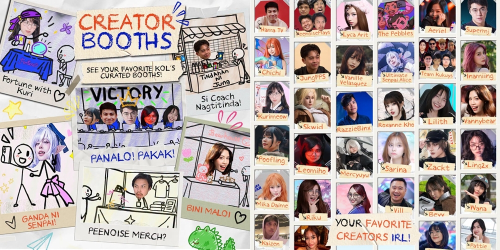 GG on KOL Creator Booths