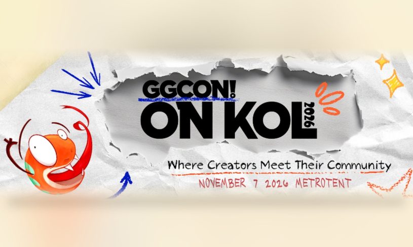 GGCON: onKOL 2026 key visual with the November 7 date and MetroTent venue